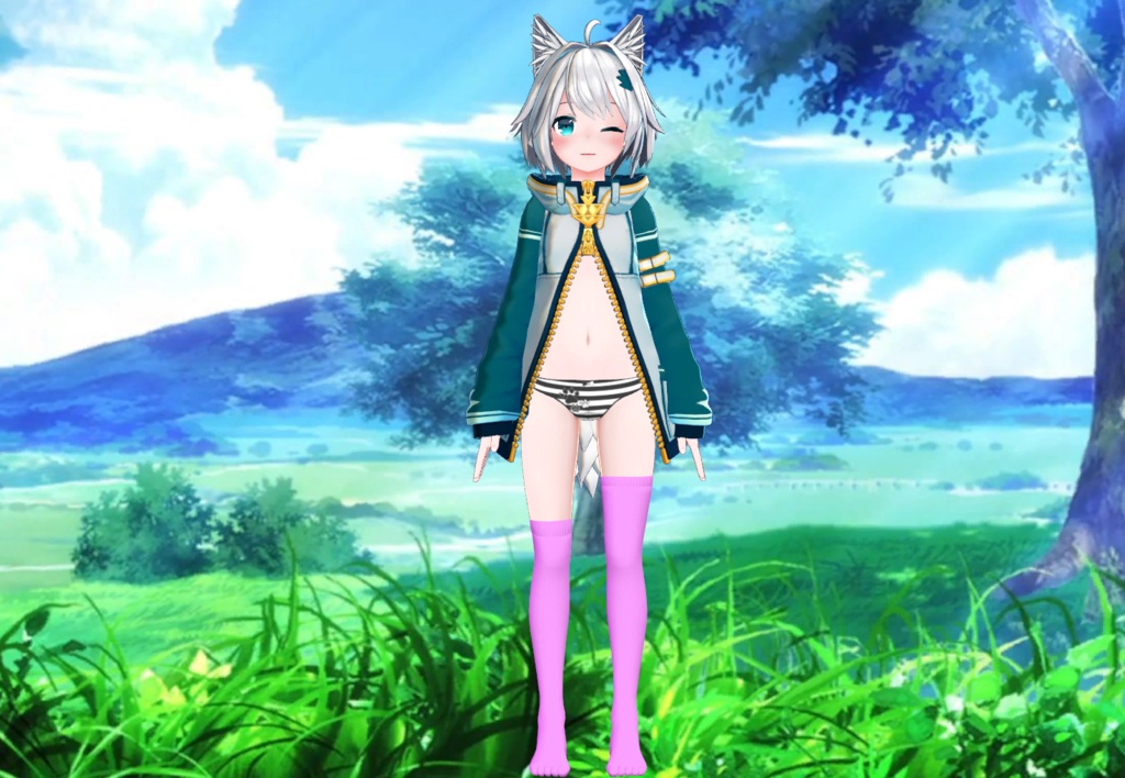 Colorful Modular Knee-socks for Mishe | ミーシェのカラフルなモジュラー ニーソックス