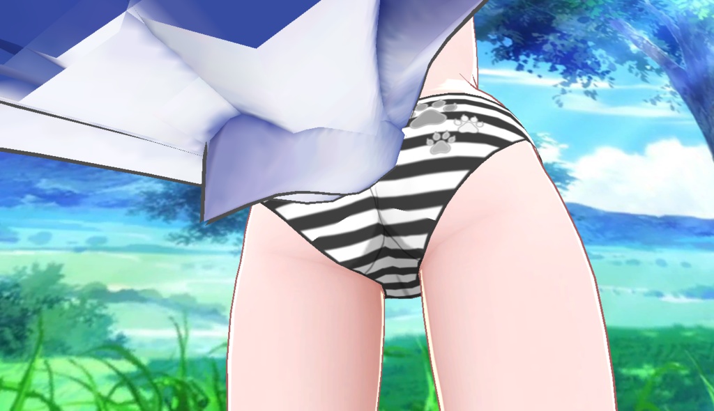 Colorful Shimapan Underwear for Mishe | ミーシェのカラフルしまぱん下着
