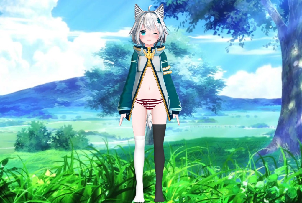 Colorful Shimapan Underwear for Mishe | ミーシェのカラフルしまぱん下着