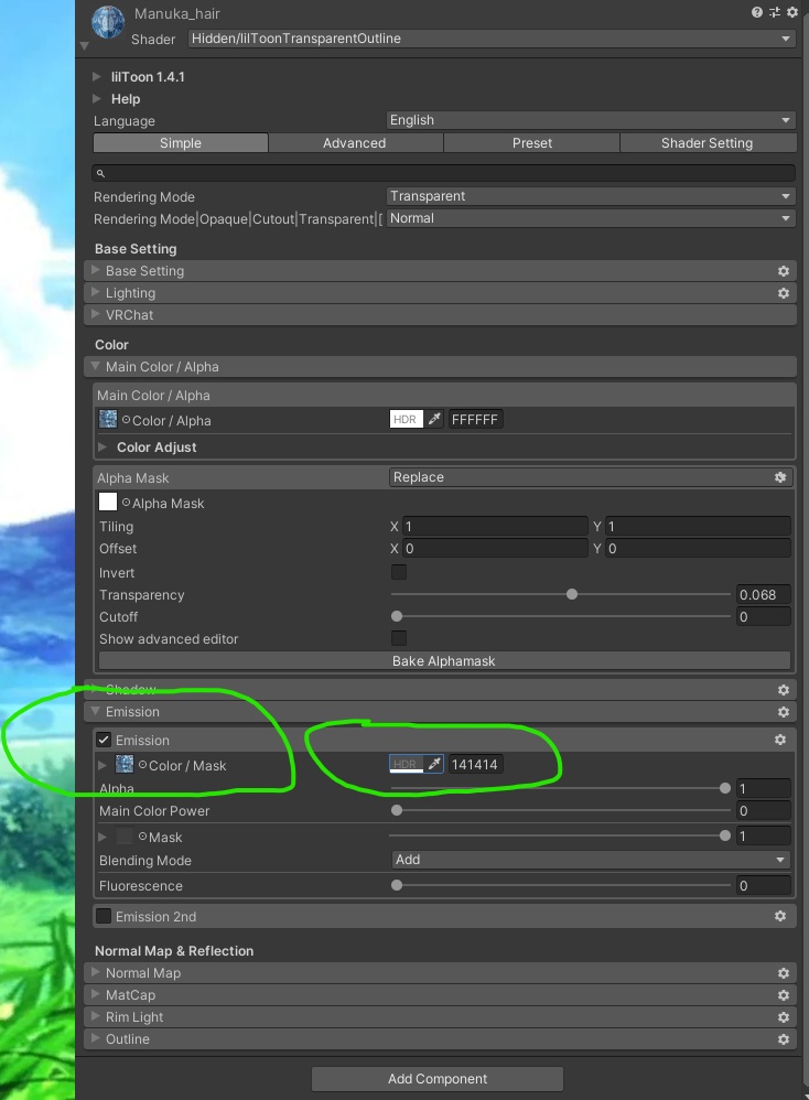 Colorful Hair for Manuka | マヌカのカラフルな髪