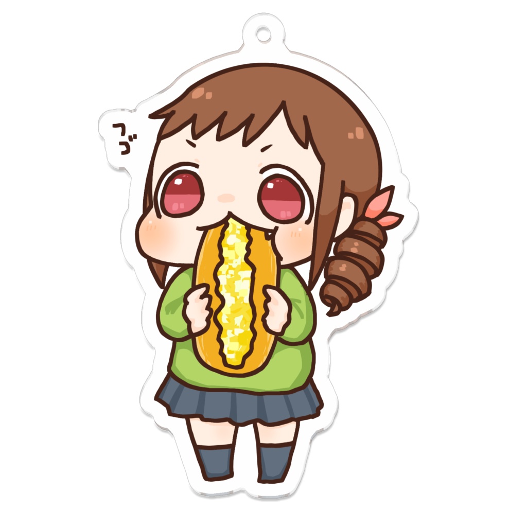 大原みちるがたまごサンドをフゴっている。