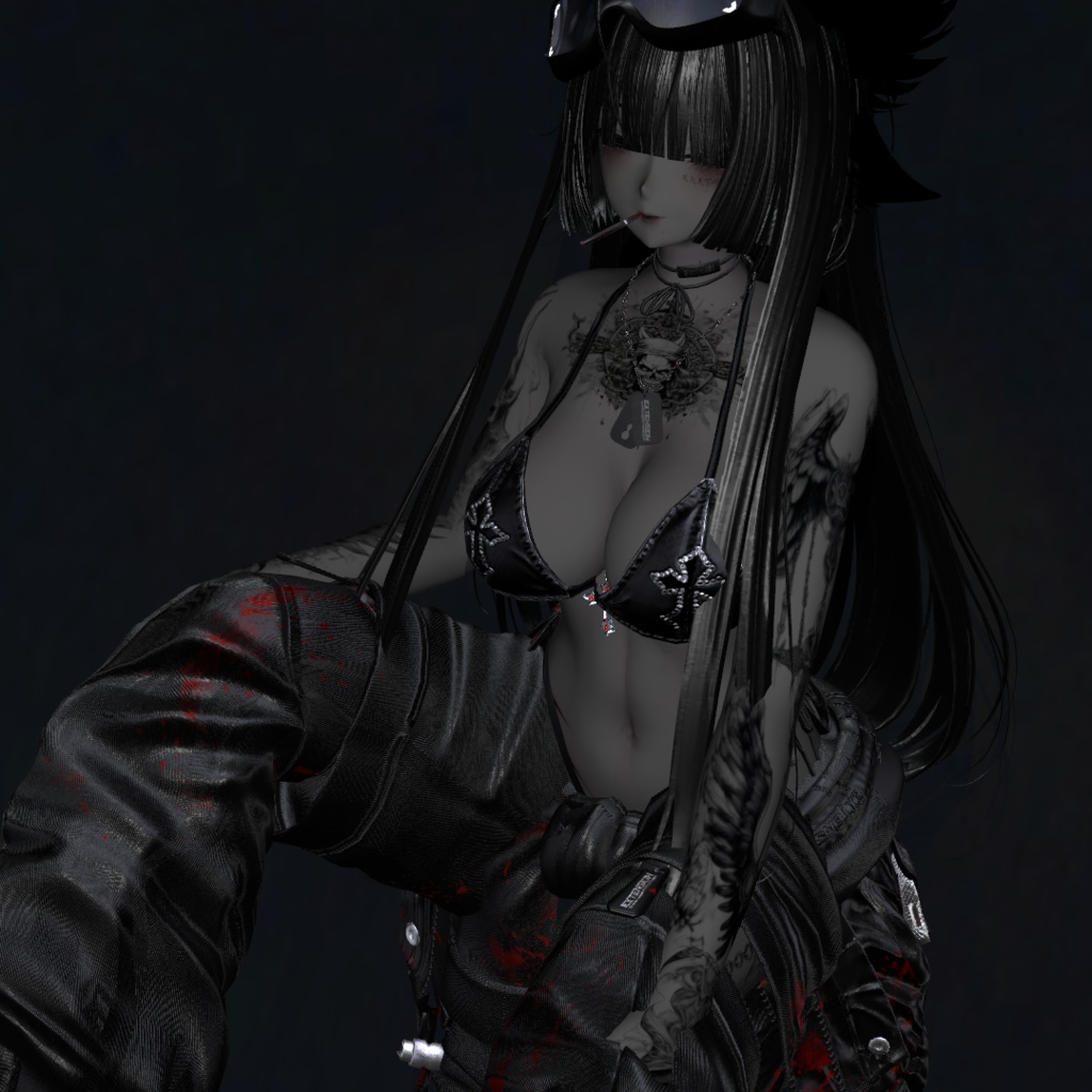 【Material】Black Material Poiyomi setting