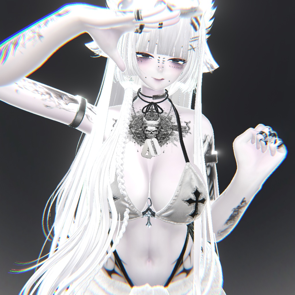【Material】white Material liltoon setting