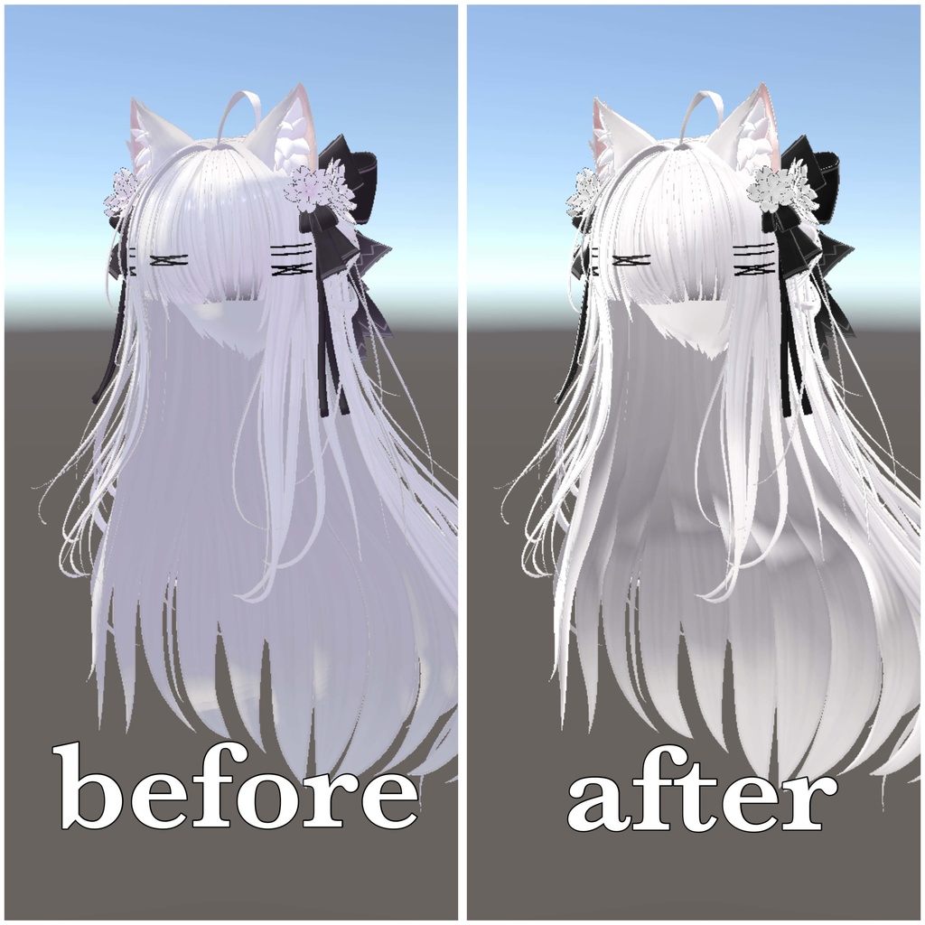 【Material】white Material liltoon setting