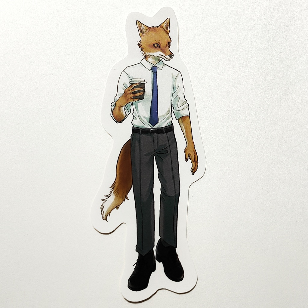 シール【キツネ】