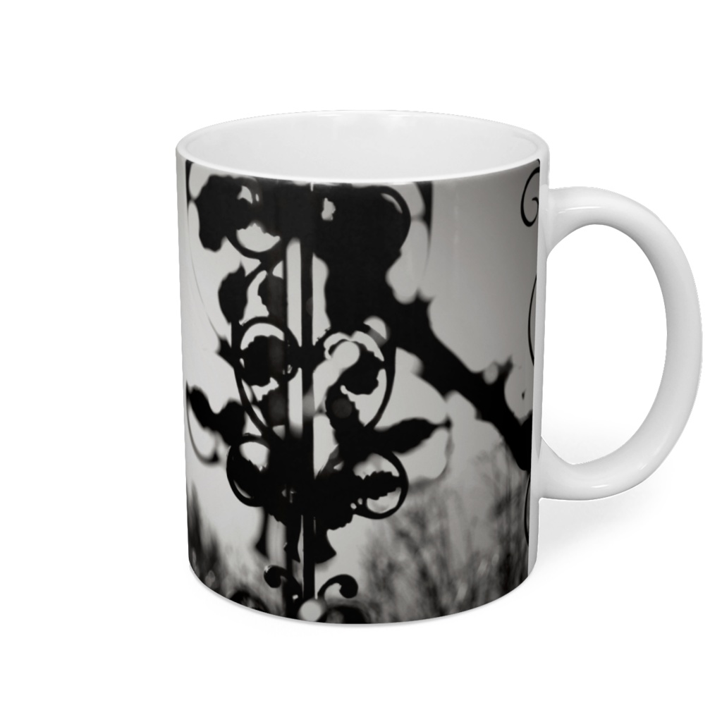 陰影の柵マグカップ