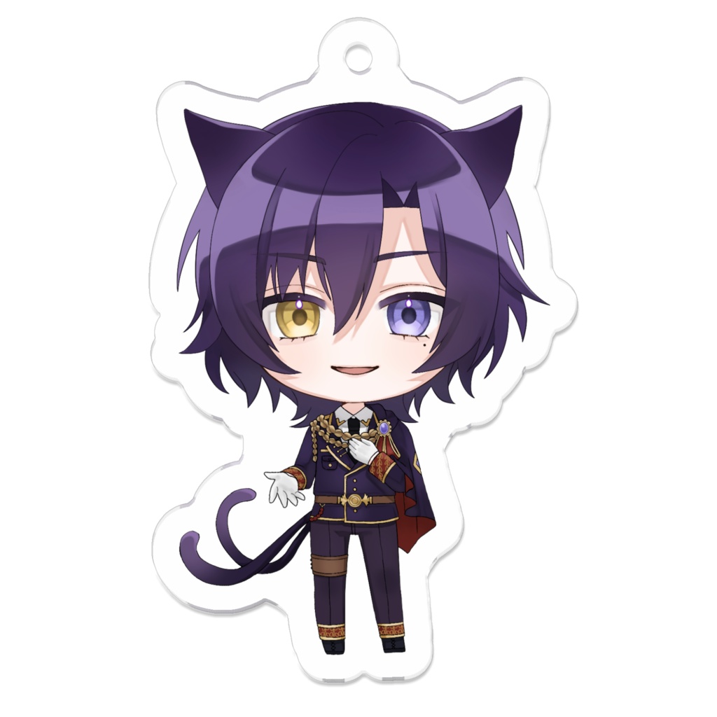 紫夜レテ アクリルキーホルダー