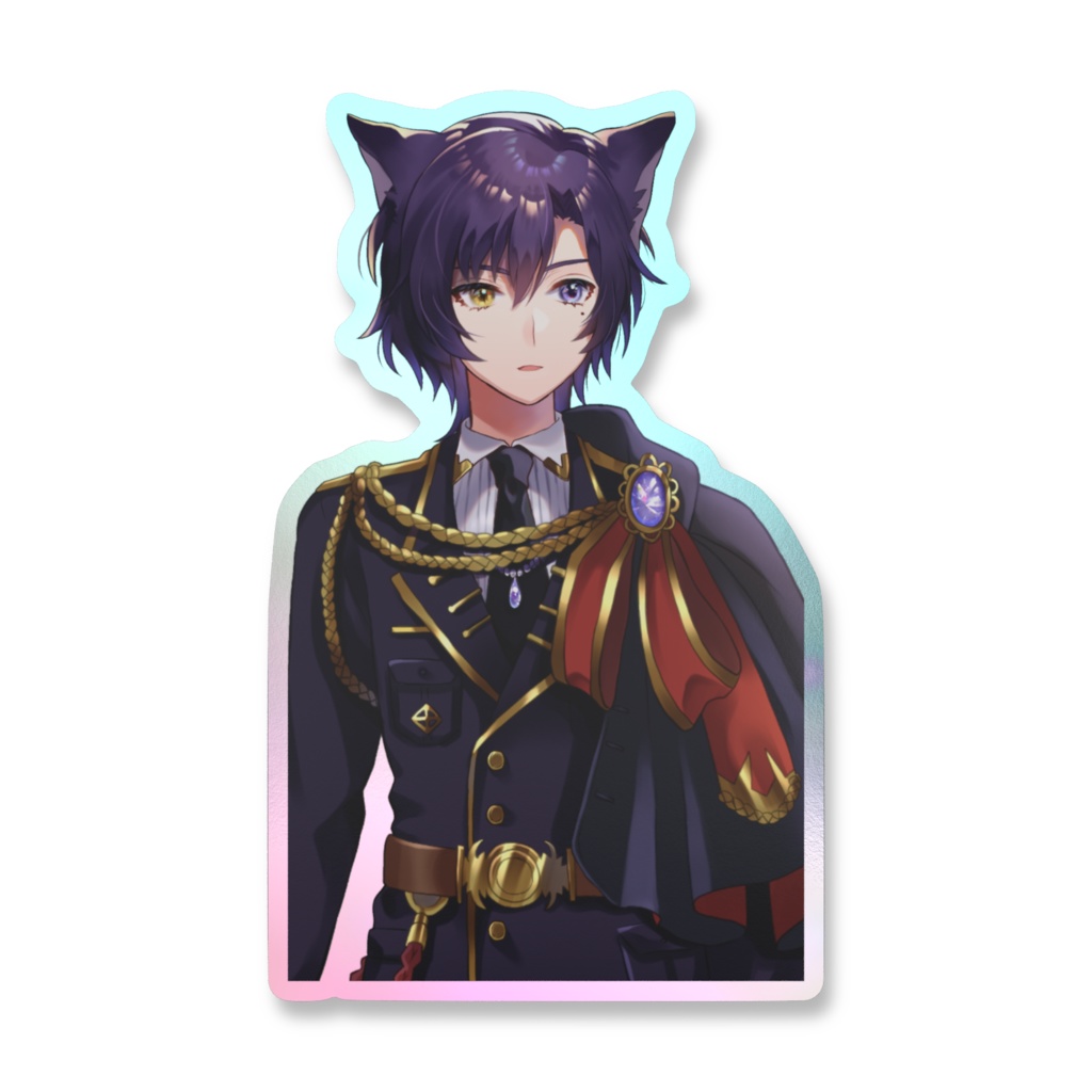 紫夜レテ オーロラステッカー