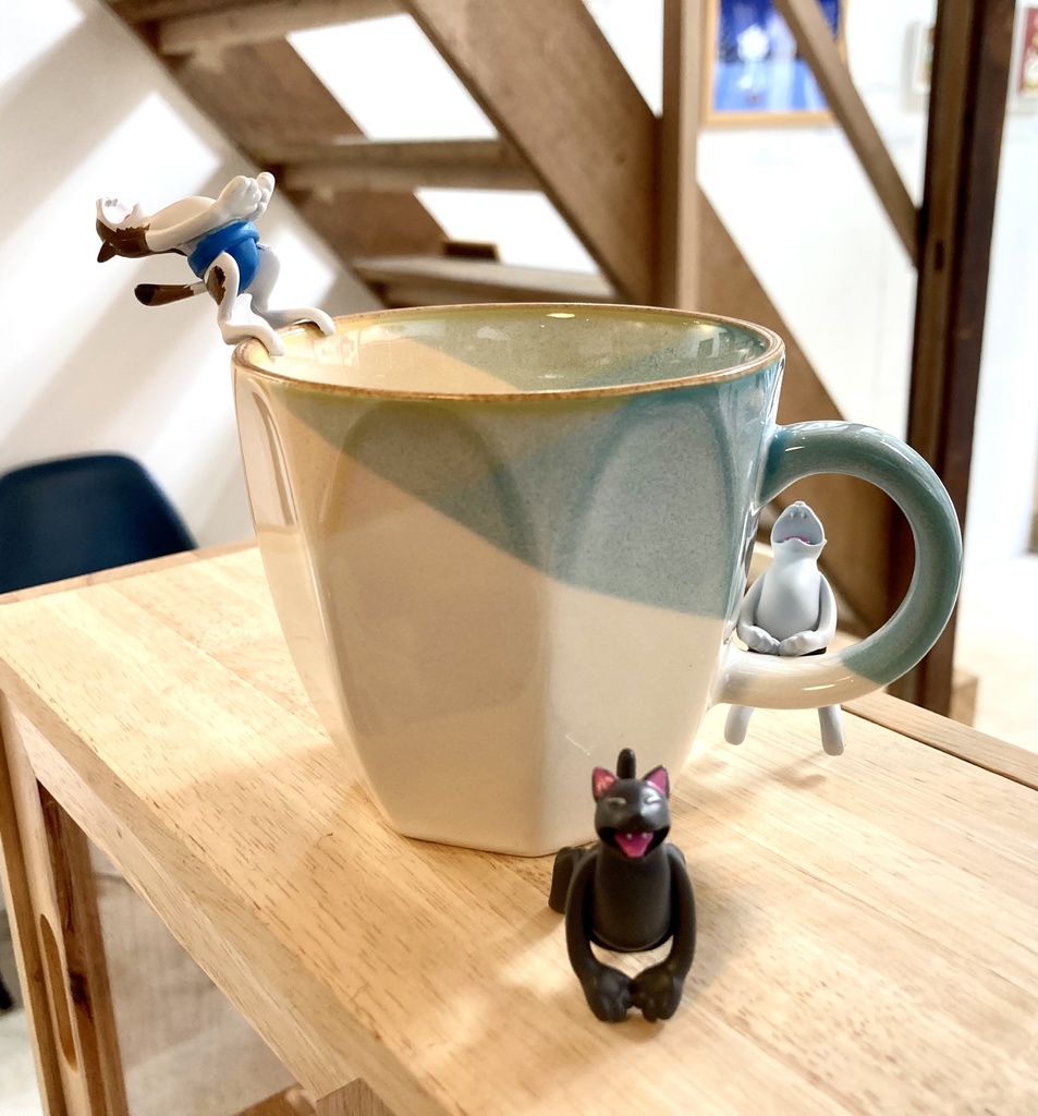 土俵際ねこ〜カフェタイムを映えさせるフィギュア