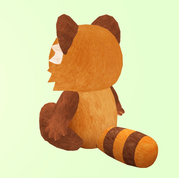 レッサーパンダのぬいぐるみ