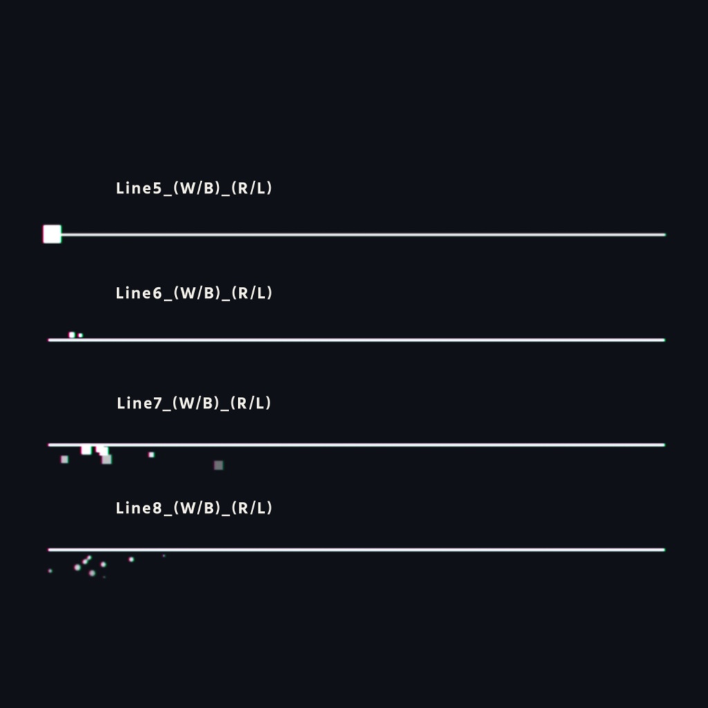【apng素材】ちょっとチカチカするライン素材