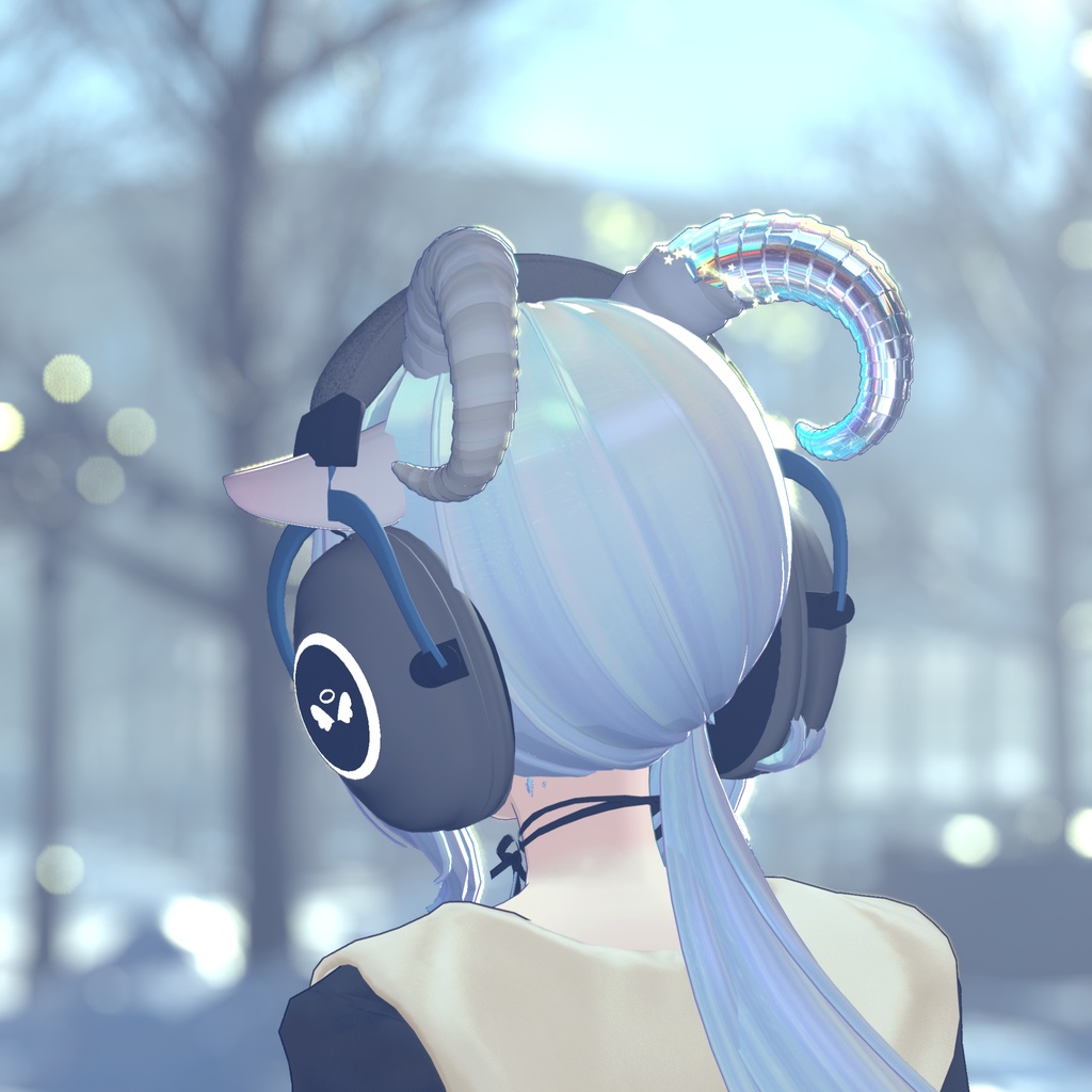 【無料】カスタムして使えるヘッドホン【VRChat想定】