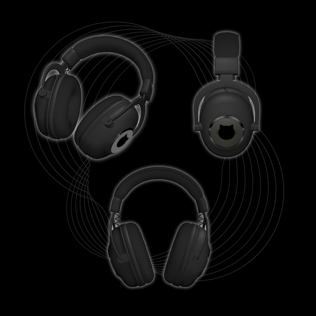 【無料】カスタムして使えるヘッドホン【VRChat想定】