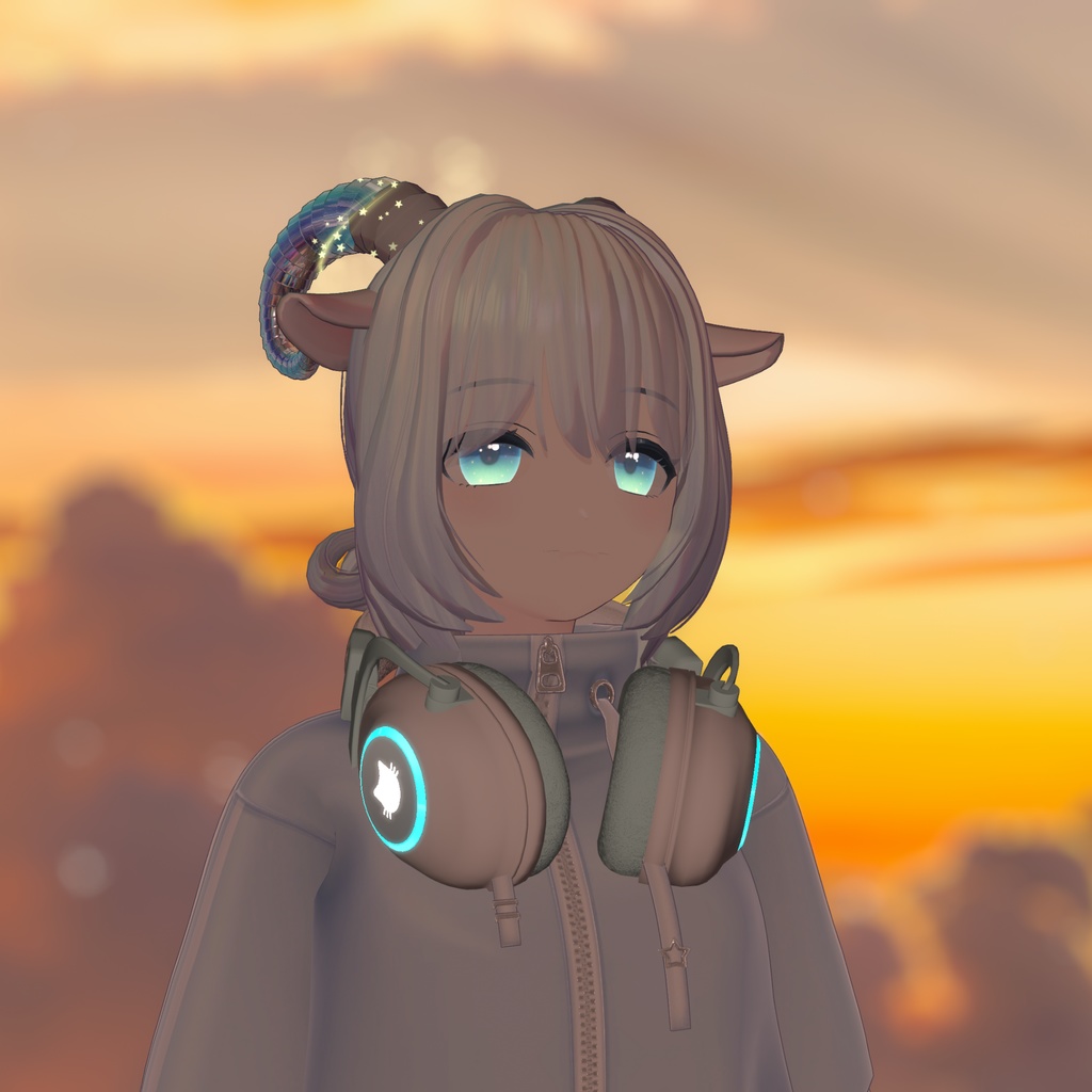 【無料】カスタムして使えるヘッドホン【VRChat想定】
