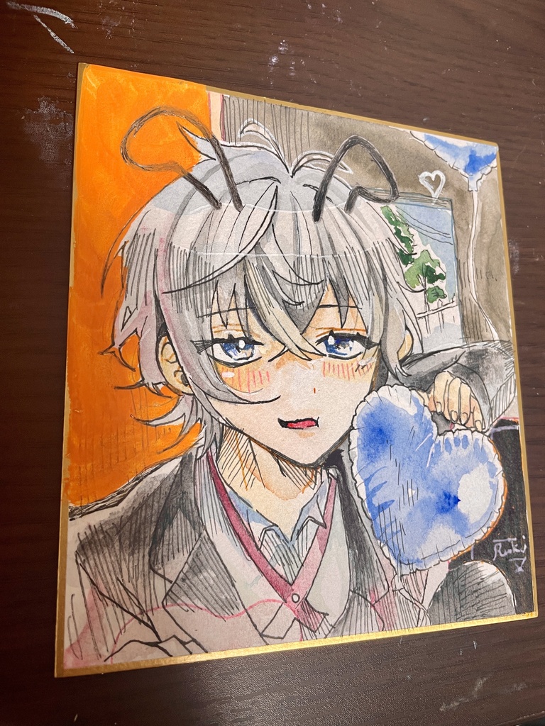 【原画色紙】バニーくん!
