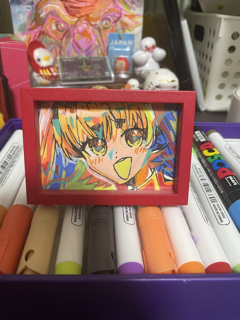 キグラシ ミニ原画 額付き✨️