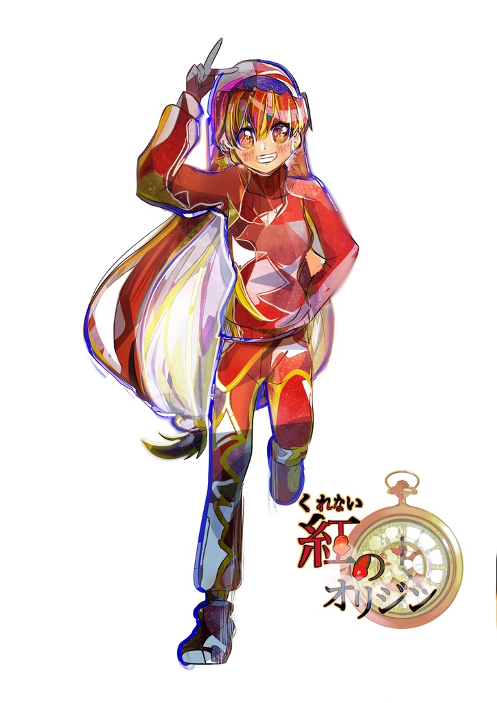紅のオリジン アクキー(4種)