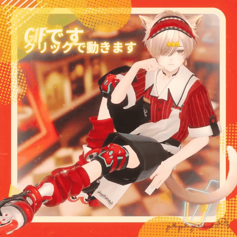 【複数アバター対応】PukaPukaDINER【VRChat想定3D衣装】