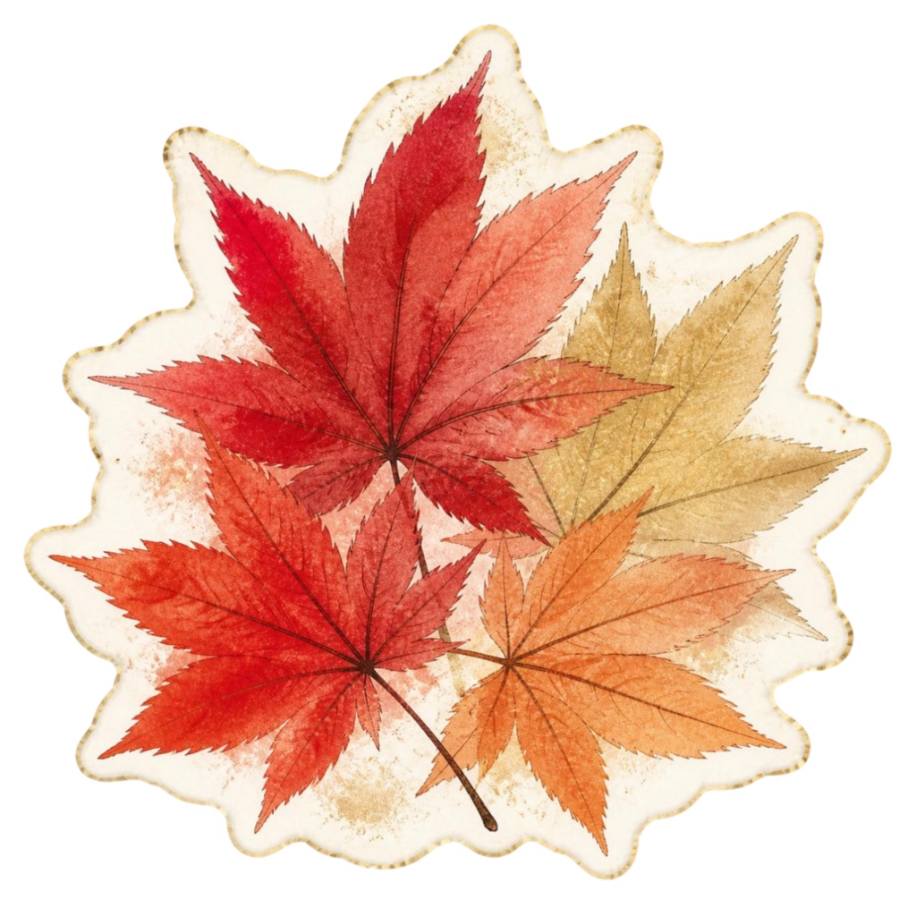 紅葉ステッカー