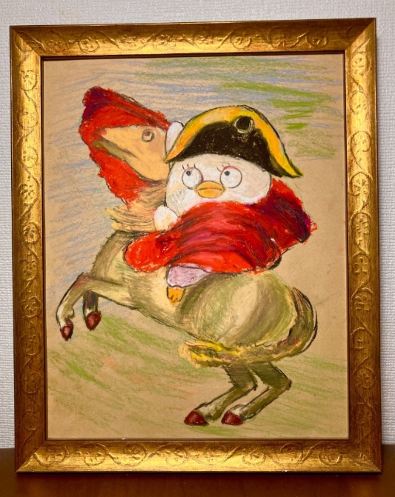 名画風額縁+エリザベスのイラスト15枚セット