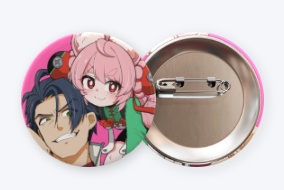 ザオとダミ缶バッヂ