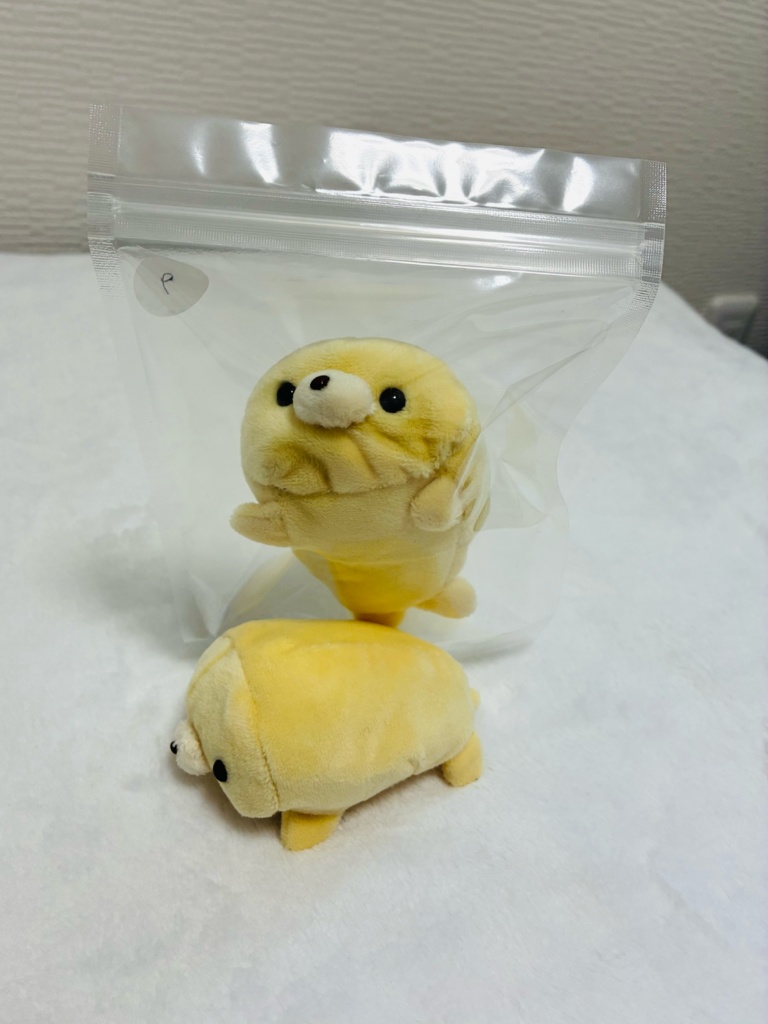 ぷりんあざらしのぬいぐるみ