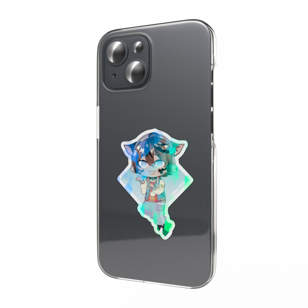 +tea スマホステッカー