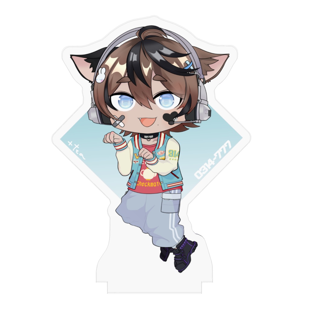 +tea アクリルスタンド
