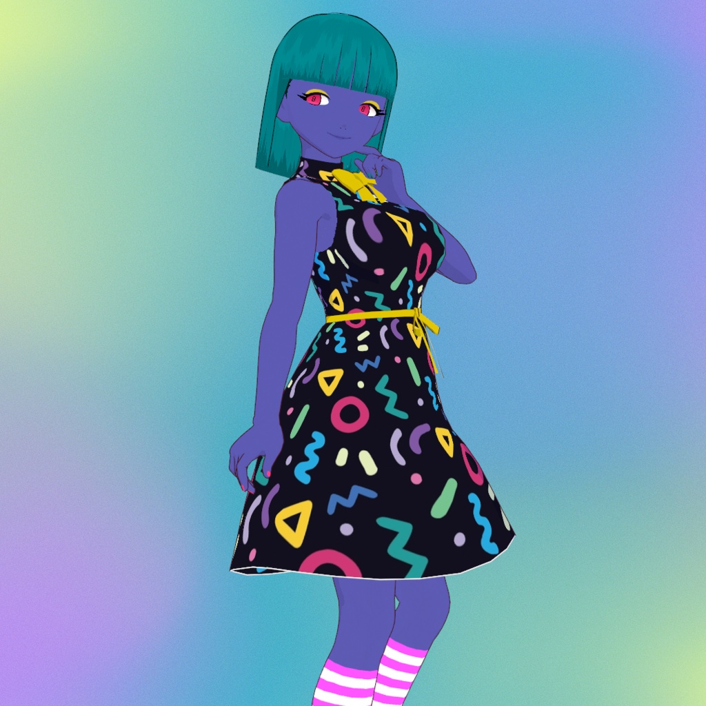 Memphis Dress Outfit (Updated)