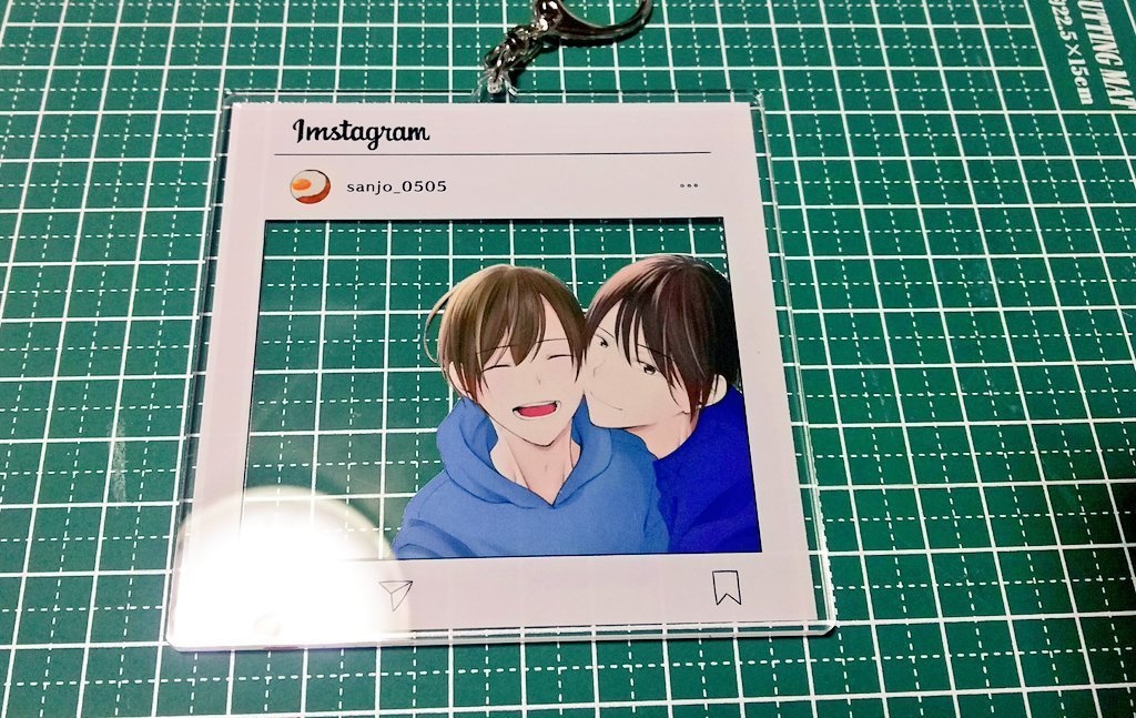 SNS風アクリルキーホルダー