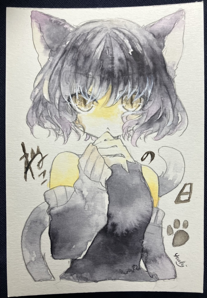 猫の日ドローイング