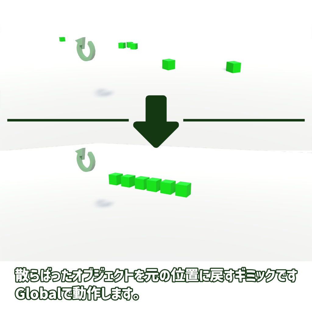 【無料】オブジェクトリセットギミック