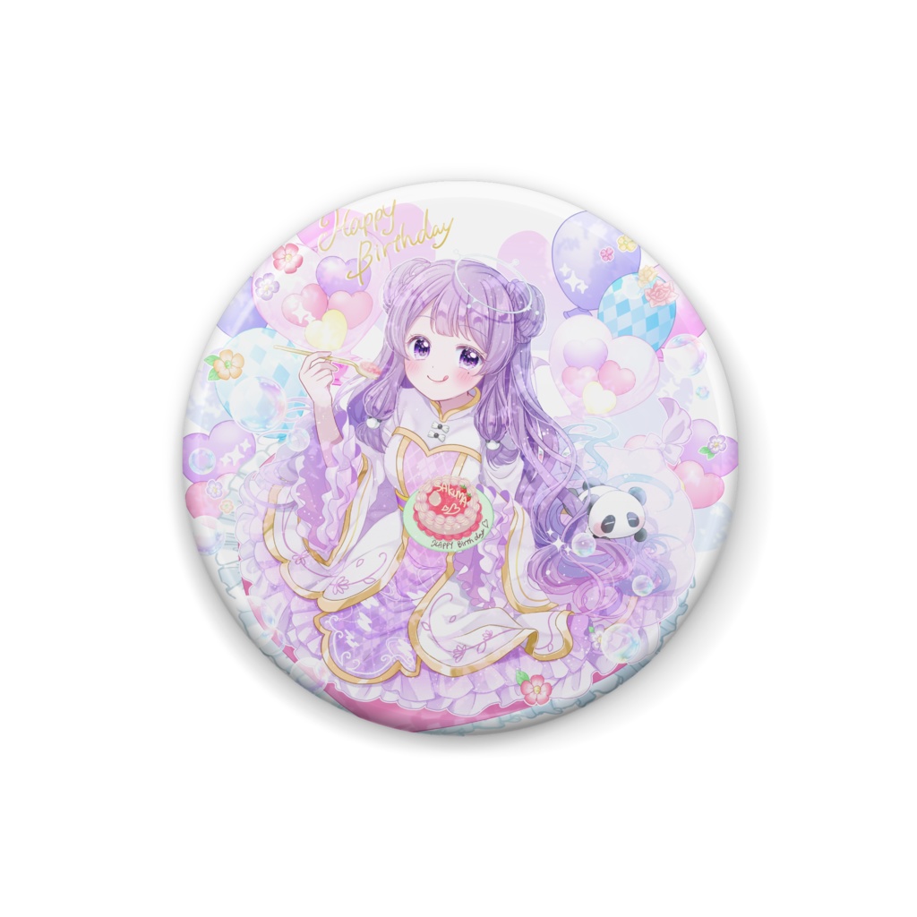 佐久間ミライバースデー缶バッチ2024