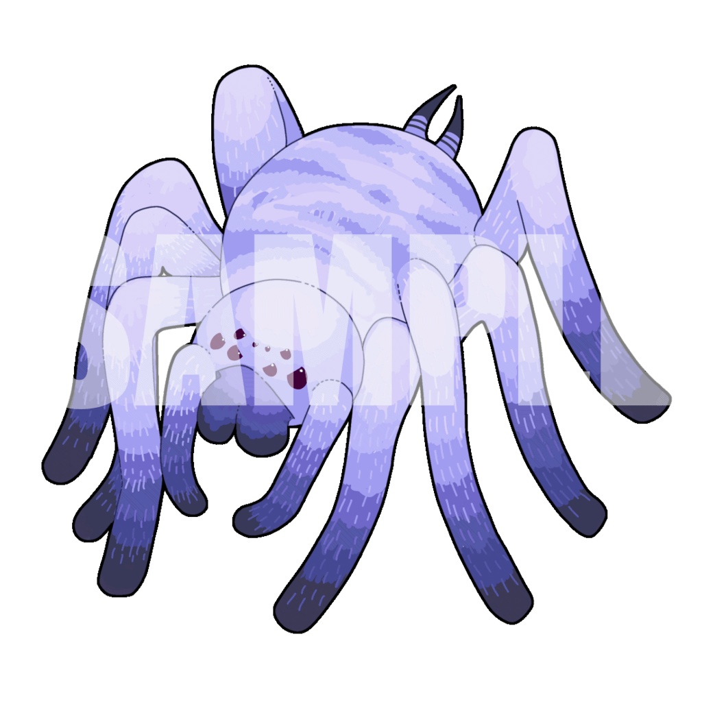 動く!絵柄が違いすぎるクトゥルフ神話生物素材「レンの蜘蛛」SPLL:E193088