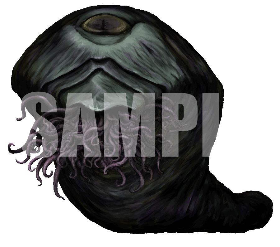 動く!絵柄が違いすぎるクトゥルフ神話生物素材「クトーニアン」SPLL:E193179