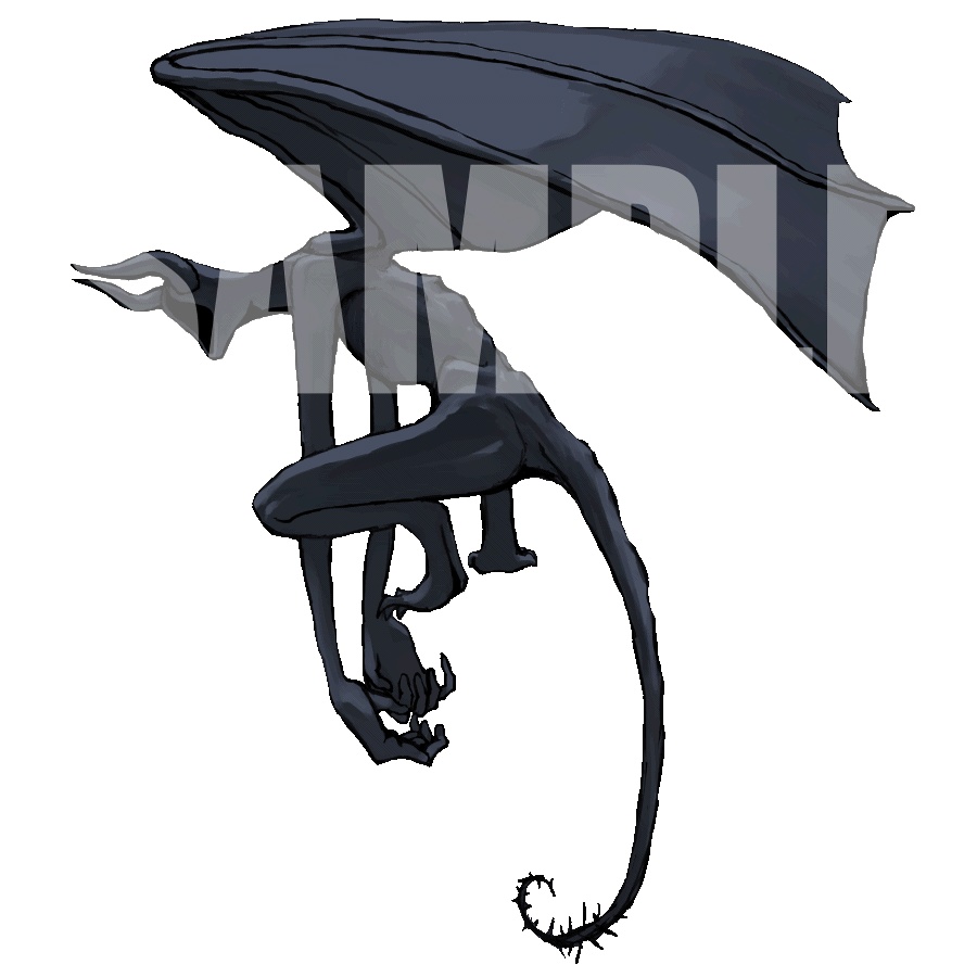 動く!絵柄が違いすぎるクトゥルフ神話生物素材「ナイトゴーント」SPLL:E193694