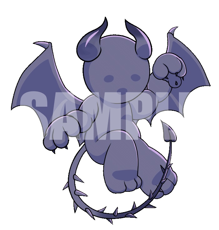 動く!絵柄が違いすぎるクトゥルフ神話生物素材「ナイトゴーント」SPLL:E193694