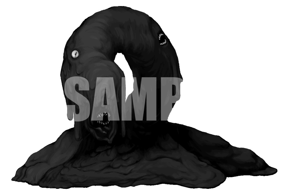 動く!絵柄が違いすぎるクトゥルフ神話生物素材「無形の落とし子」SPLL:E192123