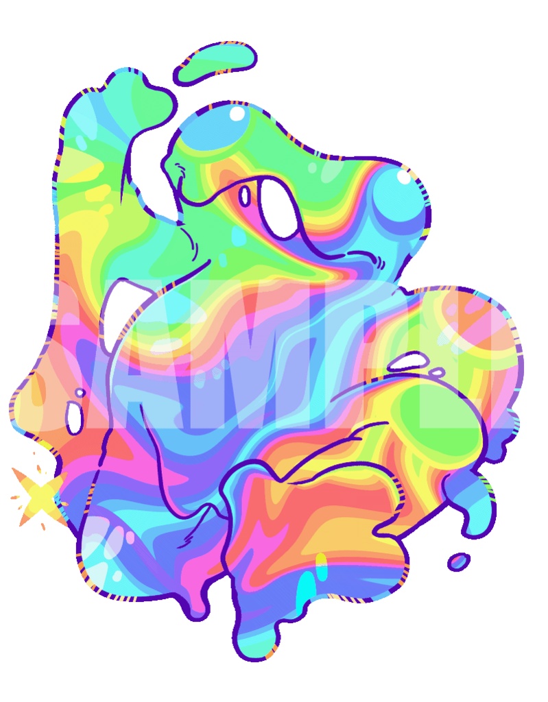 動く!絵柄が違いすぎるクトゥルフ神話生物素材「宇宙からの色」SPLL:E192507