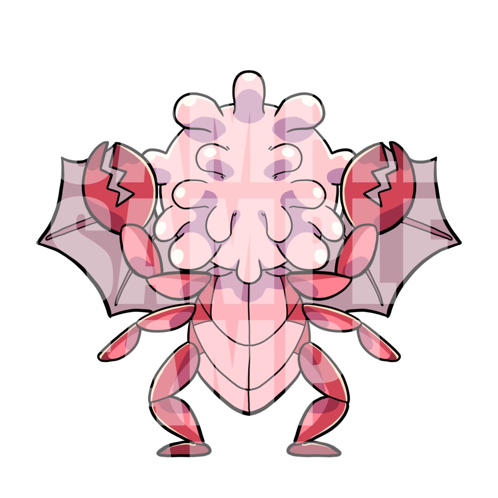 絵柄が違いすぎるクトゥルフ神話生物素材「ミ=ゴ」