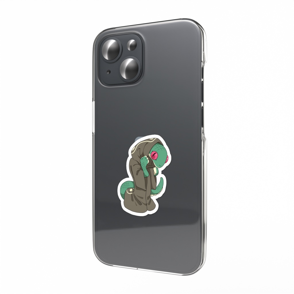 ヘビ人間のかわいいステッカー