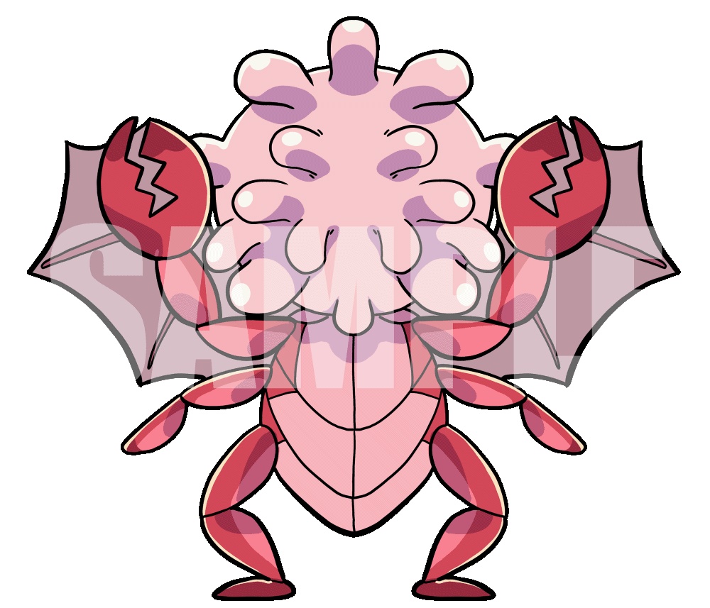 動く!絵柄が違いすぎるクトゥルフ神話生物素材「ミ=ゴ」SPLL:E192959