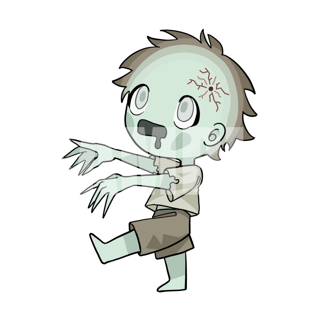 絵柄が違いすぎるクトゥルフ神話生物素材「グラ―キの従者」