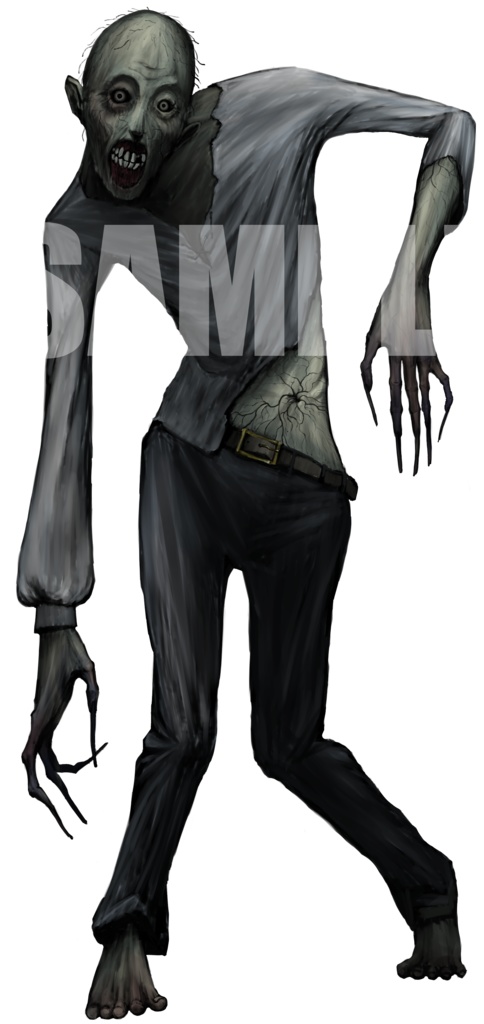 絵柄が違いすぎるクトゥルフ神話生物素材「グラ―キの従者」