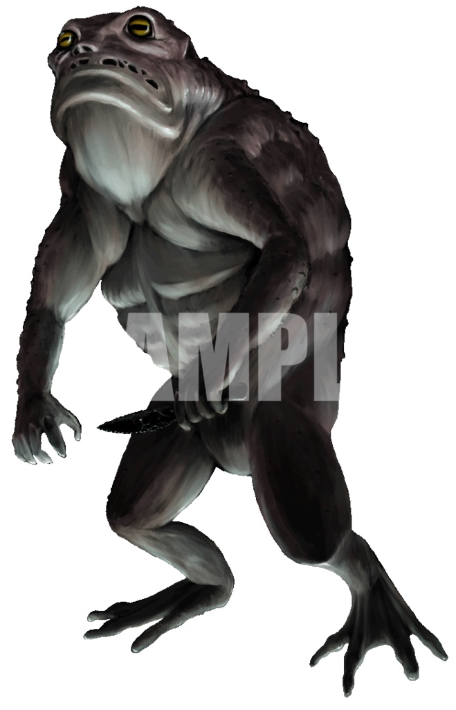 動く!絵柄が違いすぎるクトゥルフ神話生物素材「ミリ・ニグリ」SPLL:E191190