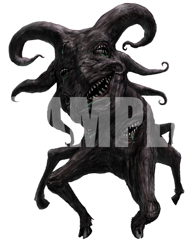 動く!絵柄が違いすぎるクトゥルフ神話生物素材「黒い仔山羊」SPLL:E190027