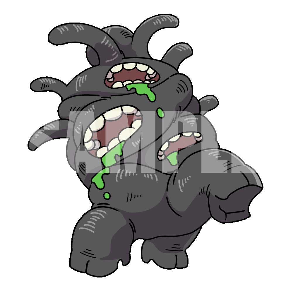 動く!絵柄が違いすぎるクトゥルフ神話生物素材12種まとめセット3 SPLL:E192959