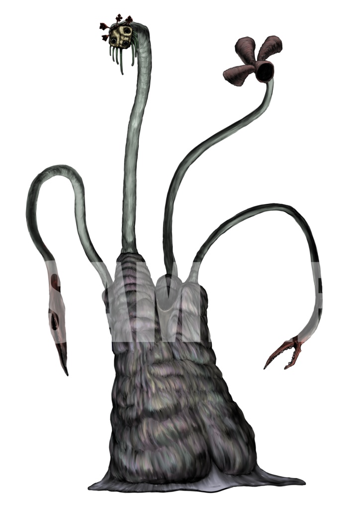 絵柄が違いすぎるクトゥルフ神話生物素材「イスの偉大なる種族」