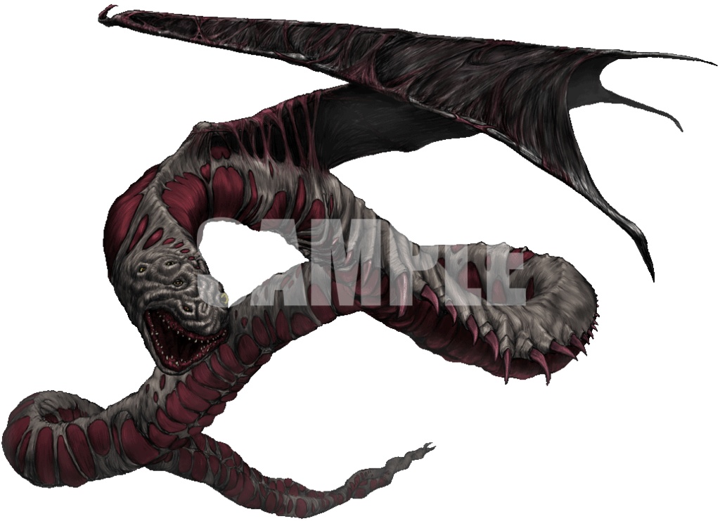 動く!絵柄が違いすぎるクトゥルフ神話生物素材「忌まわしき狩人」SPLL:E189069