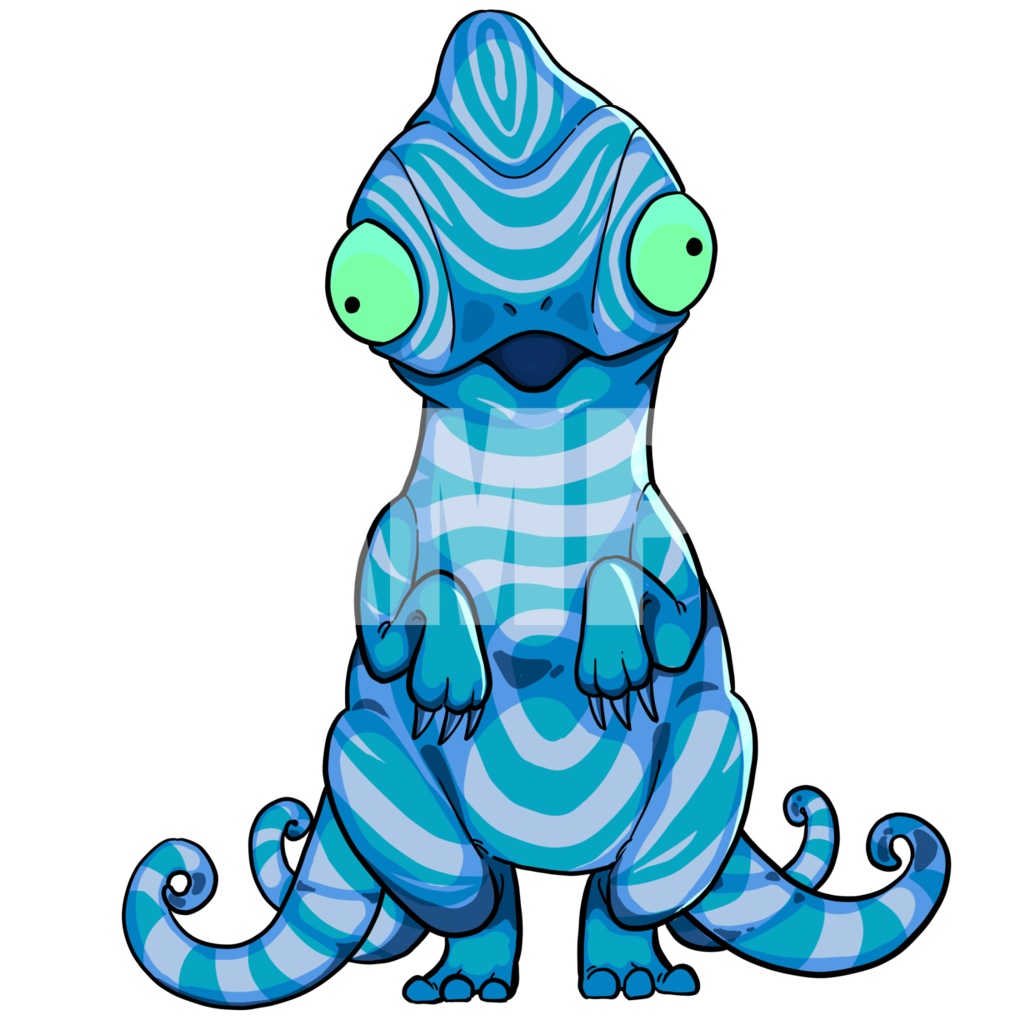 絵柄が違いすぎるクトゥルフ神話生物素材「ロイガー」